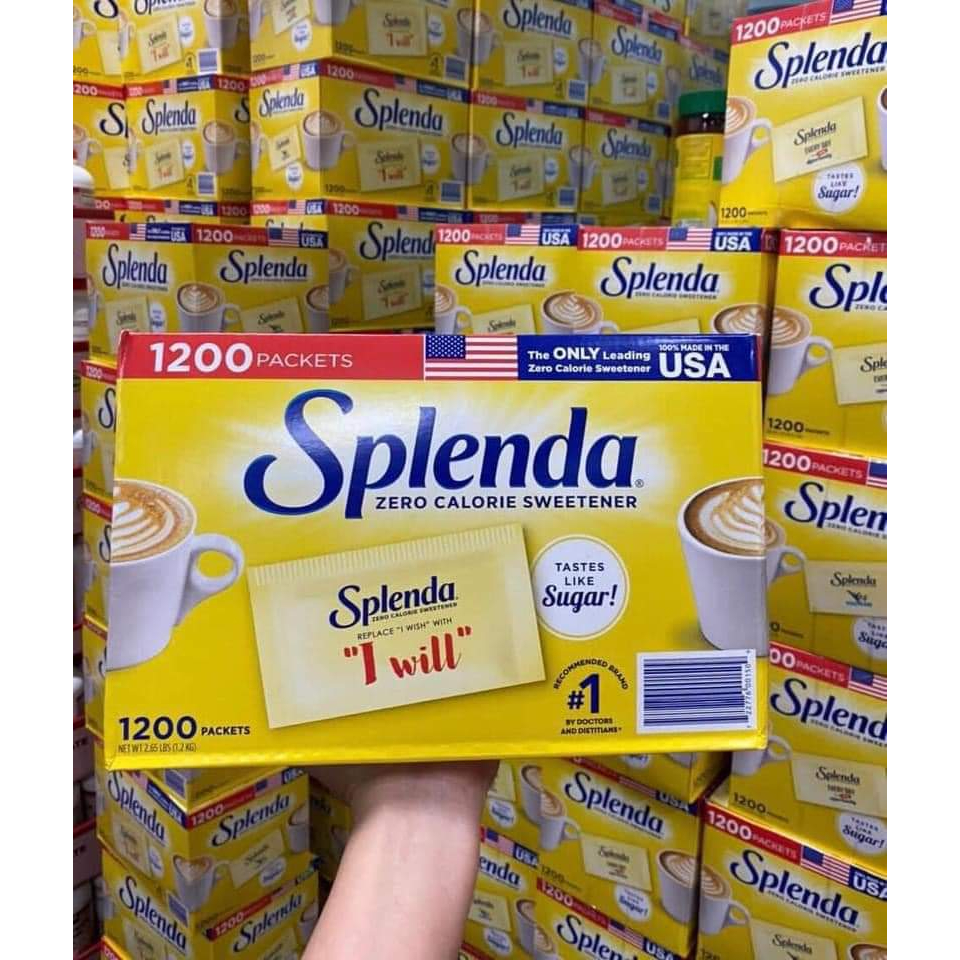 Sét 50 gói đường Splenda cho người ăn kiêng, tiểu đường