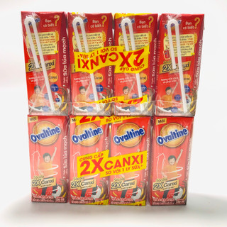 Thức uống lúa mạch hương vị sô-cô-la Ovaltine hộp giấy 180mlx4