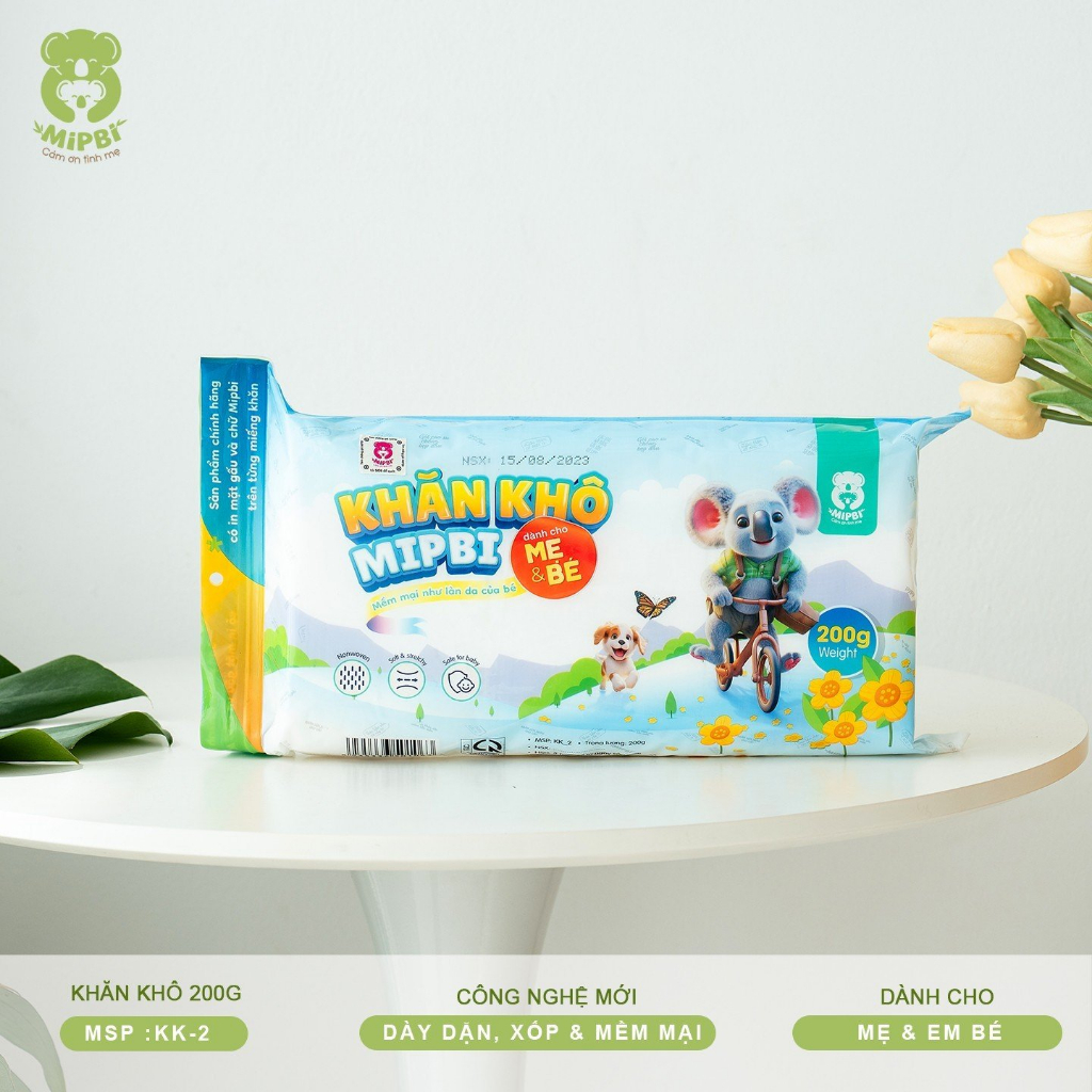 Khăn vải khô đa năng cao cấp Mipbi 260g / 300g / 400g / 500g / 600g / 900g