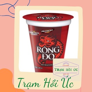 Rồng đỏ ly 240ml, nước dâu tuổi thơ, nước tăng lực rồng đỏ