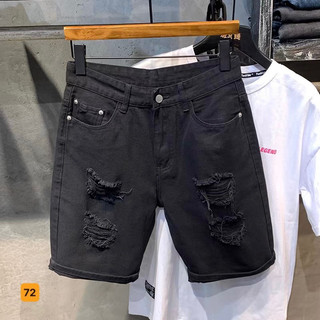 Quần short jean nam xám họa tiết cao cấp - chất liệu bò co giãn tốt Lady-Hn Store88 KV258