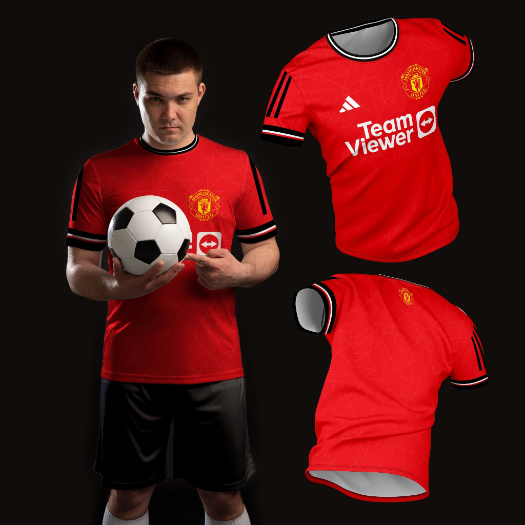 Áo Bóng Đá Unisex  PSG - Miami - Man City - Juve - Barca - MU Chất Thun Thoáng Mát