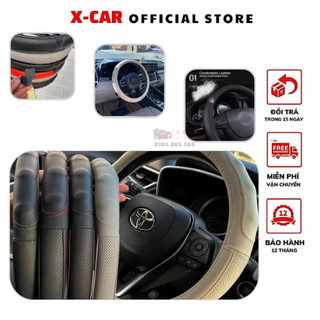 Bọc vô lăng da thật 100% cao cấp