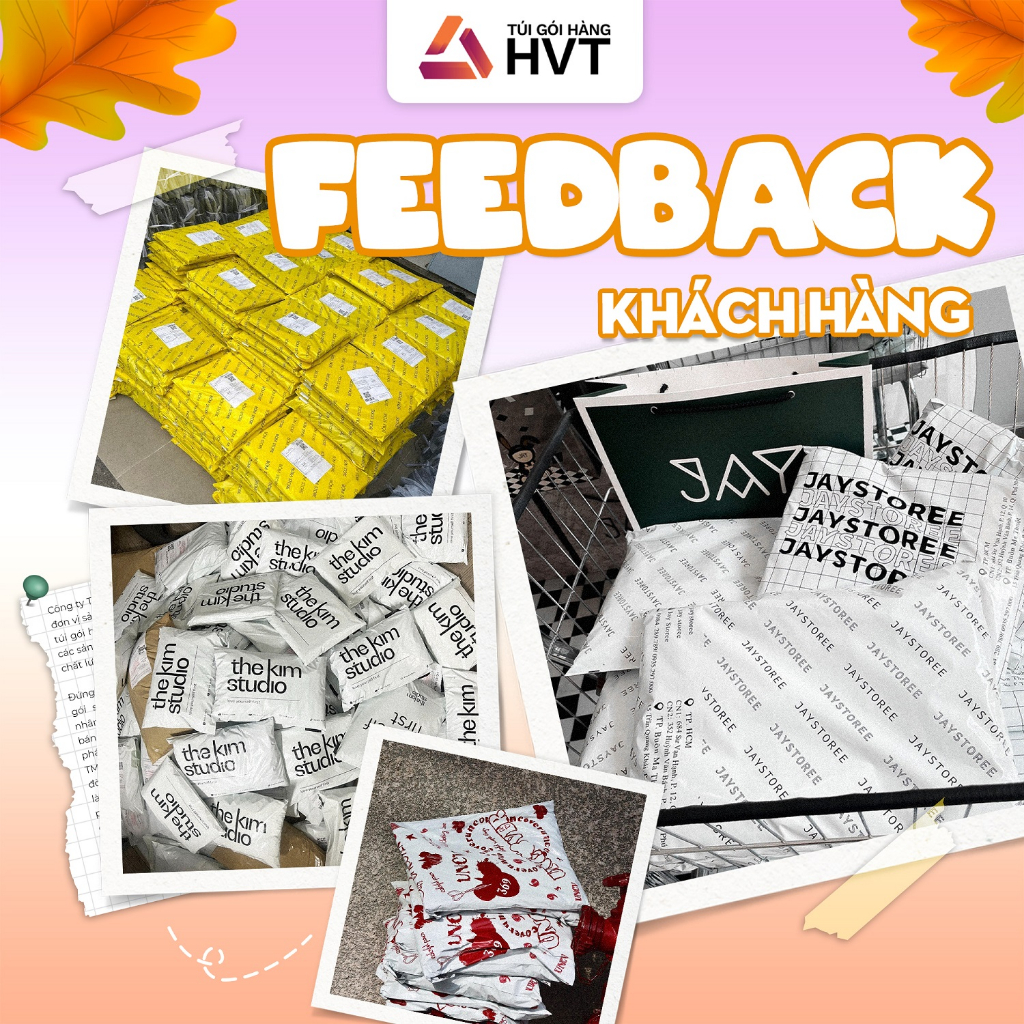 Túi Đóng Hàng Niêm Phong NHUAHVT size 35*45cm Cuộn 100 Túi Gói Hàng Chuyển Phát Nhanh