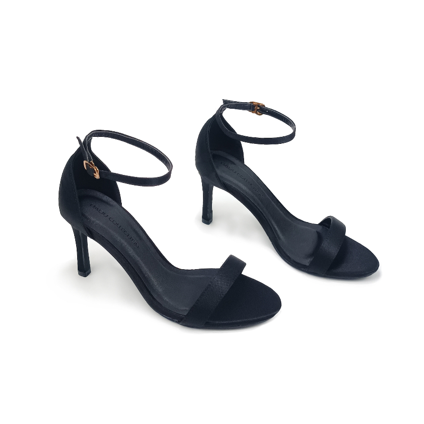 Giày Sandal Cao Gót 7P HADU M796 Da PU Cao Cấp, BH 24 Tháng