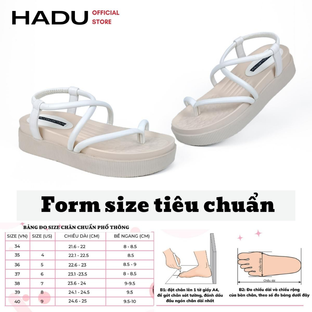 Giày Sandal Xỏ Ngón PIXO HADU MS038 Đế PU Êm Mềm, Siêu Nhẹ, Da PU Cao Cấp, Bảo Hành 24T