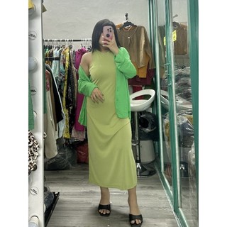 [virusplussize]Đầm Double k tay xuất xịn bigsize..