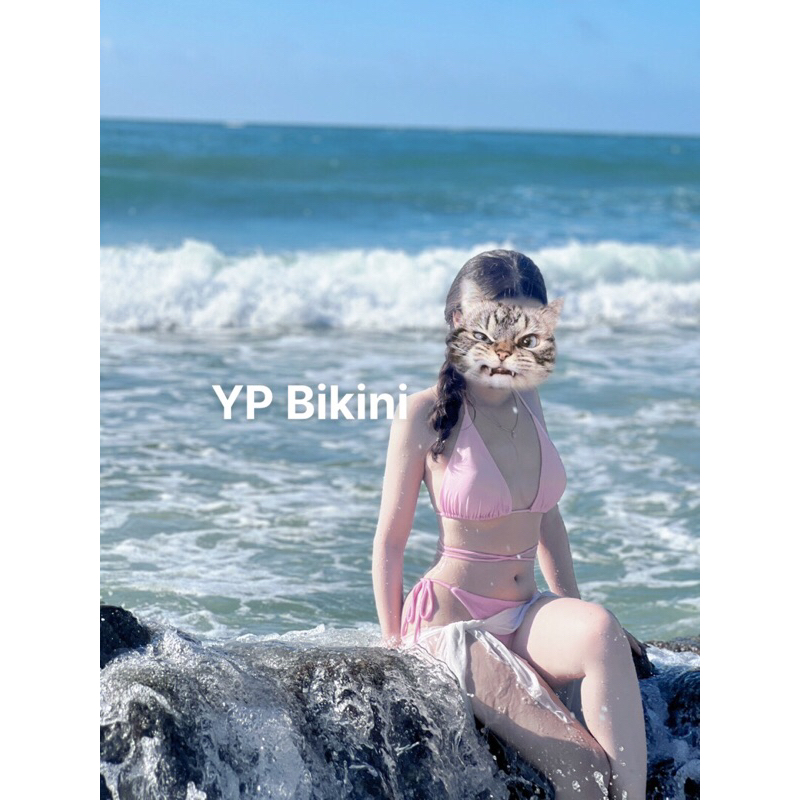 BIKINI set 3 món tam giác basic kèm khăn cột .HÌNH THẬT | BigBuy360 - bigbuy360.vn