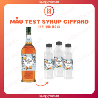 Mẫu thử mẫu test syrup Giffard các mùi - Chai 100ml
