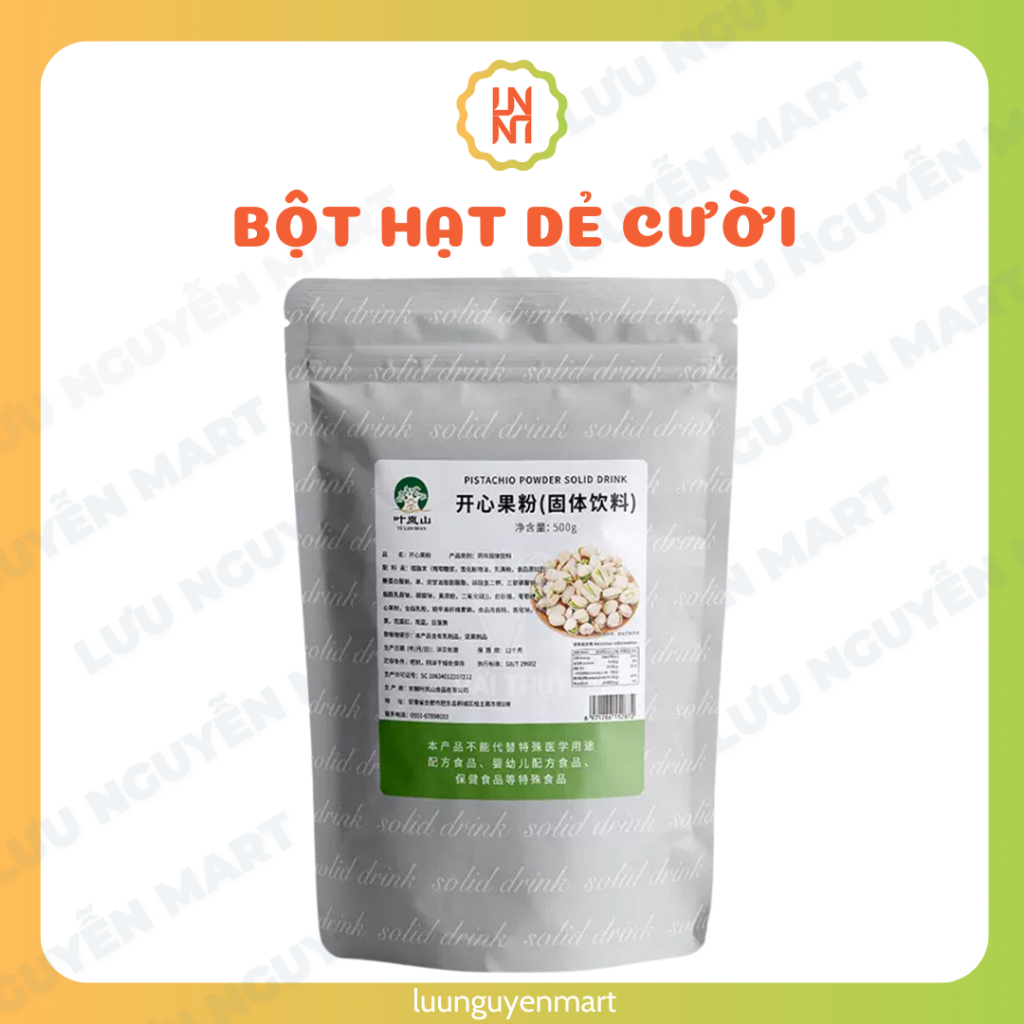 Bột Hạt Dẻ Cười Yelanshan 500gr - Làm trà sữa hạt dẻ hoặc foam hạt dẻ
