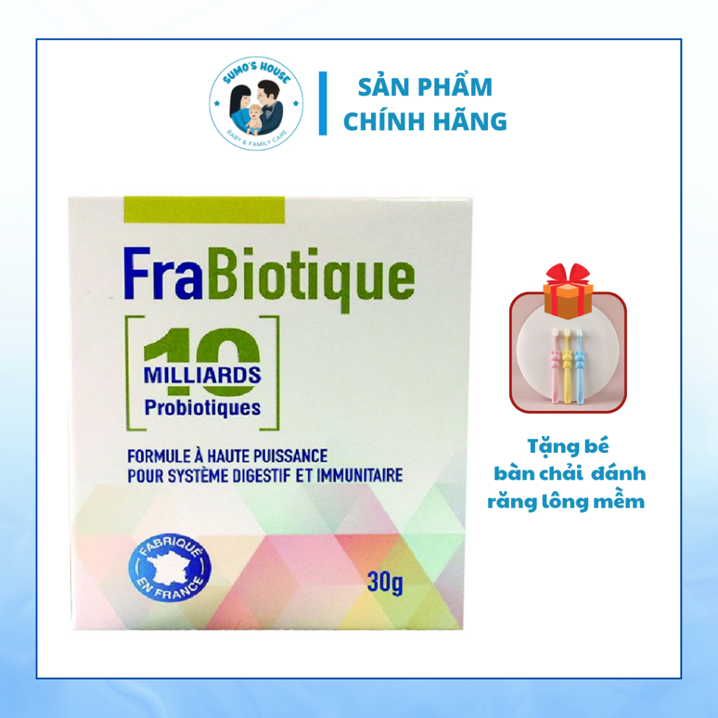 Men vi sinh Frabiotique hộp 10 gói- giúp bổ sung lợi khuẩn