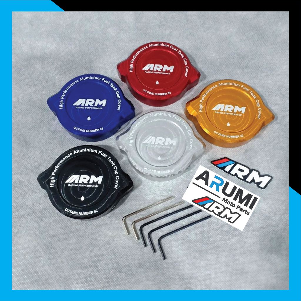 Ốp nắp xăng nhôm CNC thương hiệu ARM