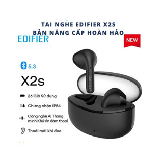 Tai nghe EDIFIER X2S Bluetooth 5.3| Khử Ồn AI | Pin 28 giờ | Chống nước IP54 | Game Mode | Kết Nối App | ENJOY PLUS