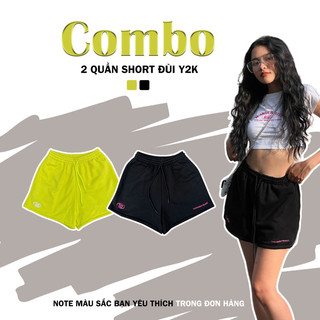 Combo 2 quần short đùi y2k