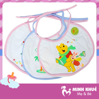 Yếm sơ sinh Mintuu cotton buộc dây