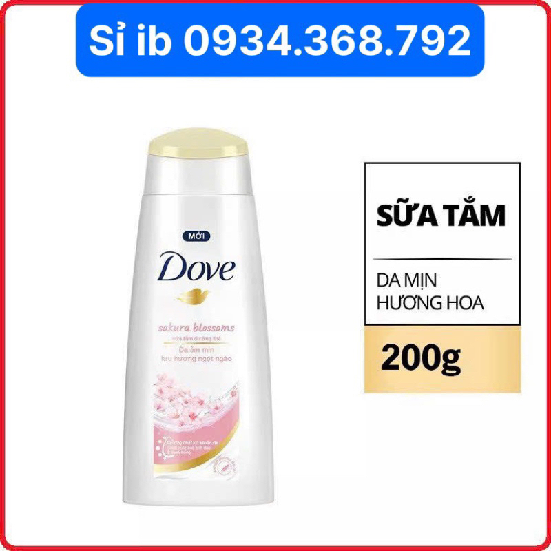 Sữa tắm dưỡng thể ẩm mịn Dove deep moisture 70g/200g