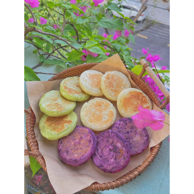 Bánh khoai lang tím cốt dừa phô mai Đà Lạt thơm ngon healthy set 10 cái