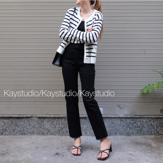 [KAYSTUDIO] ÁO KHOÁC LEN SỌC