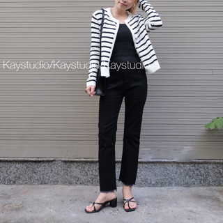 [KAYSTUDIO] ÁO KHOÁC LEN SỌC