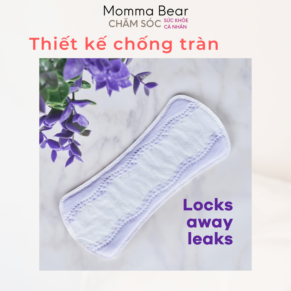 Băng vệ sinh hằng ngày Always Anti-bunch, không cánh, quần đáy rộng, ngăn mùi, thấm hút tốt, hàng Mỹ - Momma Bear