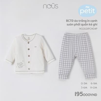 Bộ quần áo Nous dài tay mẫu mới