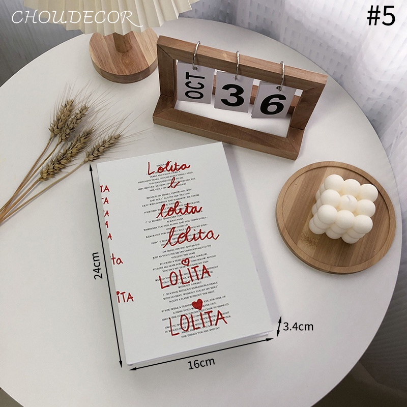 Mô hình sách giả họa tiết dễ thương dùng trang trí nhà cửa, phụ kiện chụp ảnh - Chou.Decor
