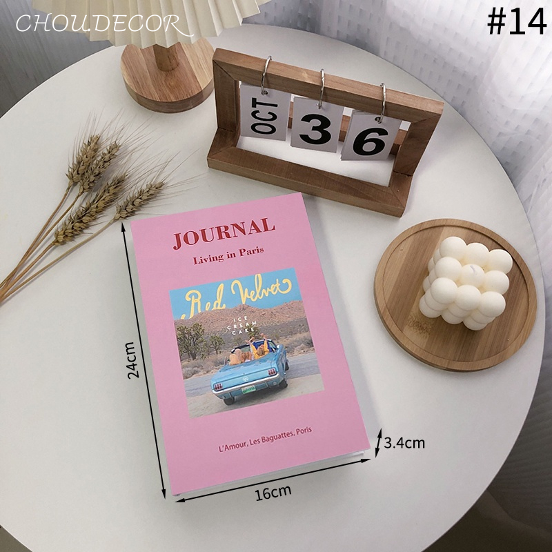 Mô hình sách giả họa tiết dễ thương dùng trang trí nhà cửa, phụ kiện chụp ảnh - Chou.Decor