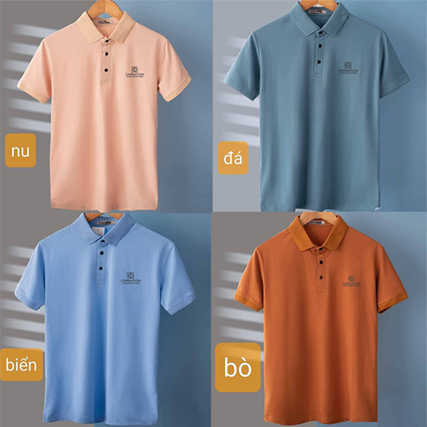 Áo thun nam polo có cổ, áo polo nam big size có đủ 16 màu vải cotton 100% wash lạnh