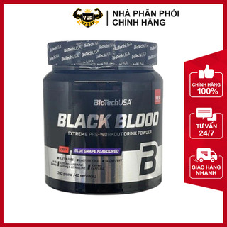 Tăng Sức Mạnh Pre-Workout Black Blood CAF+ BiotechUSA 300g