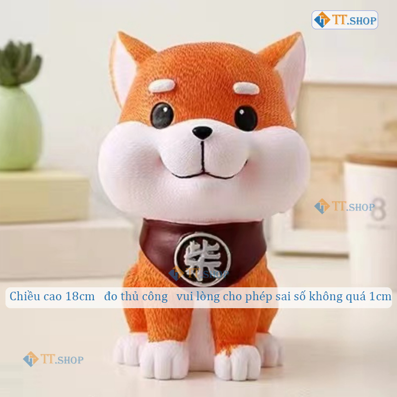 Chó con búp bê Tượng tô màu PVC cho bé  ống tiền kiệm