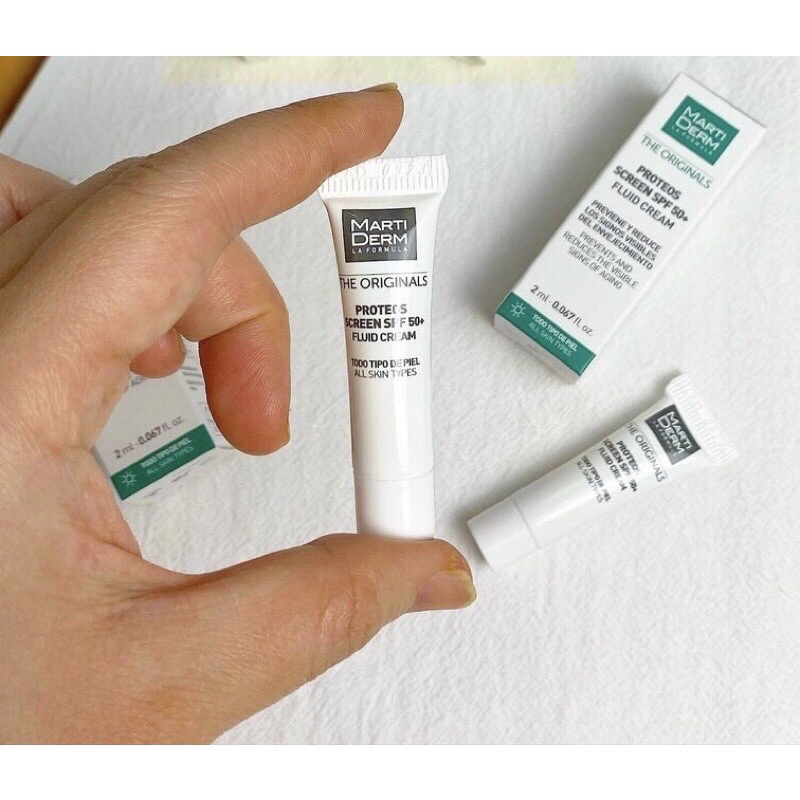 Mẫu thử 2ml kem chống nắng Martiderm
