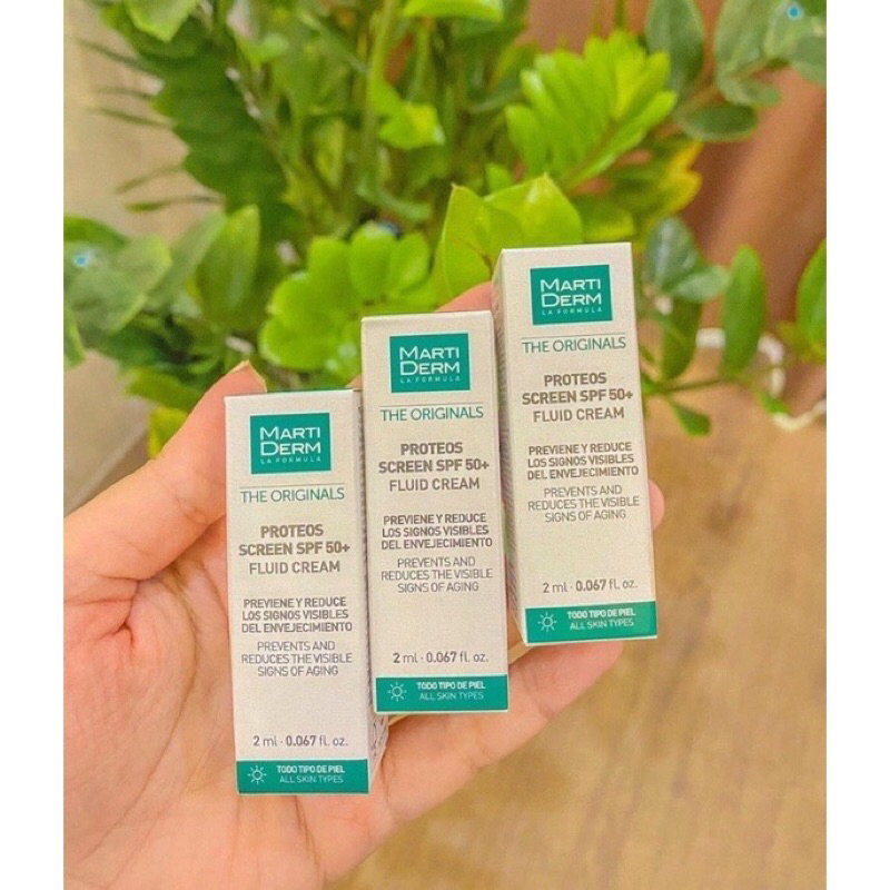 Mẫu thử 2ml kem chống nắng Martiderm