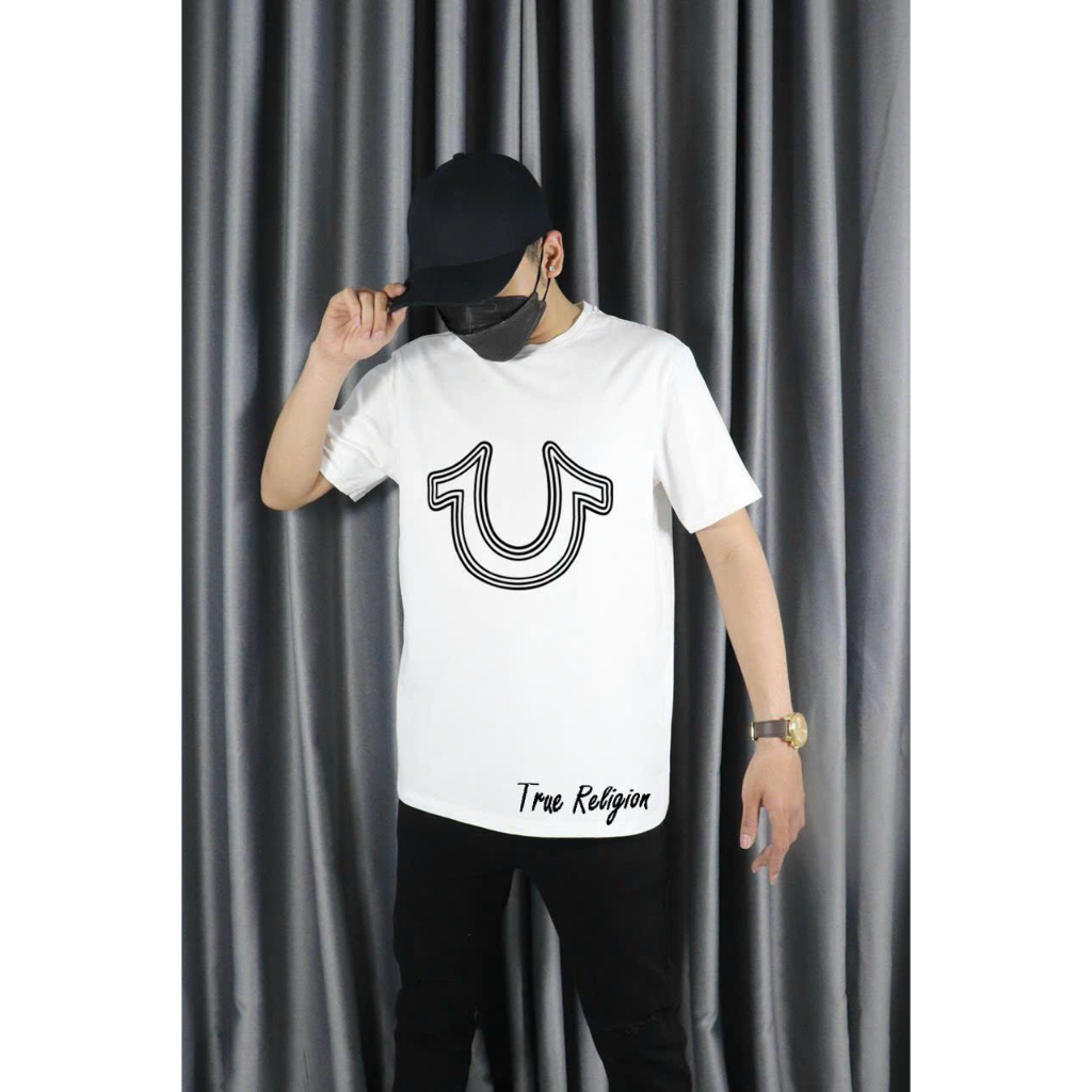 ÁO THUN NAM CỔ TRÒN TAY NGẮN IN TRUE RELIGION  - ND MENSWEAR