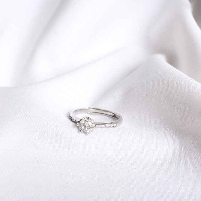 Nhẫn bạc nữ 925 đính đá sang trọng nhẫn freesize tuỳ chỉnh kích thước phong cách đơn giản - N2461 - Bảo Ngọc Jewelry