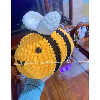 [ Handmade ] Móc khóa len con ong