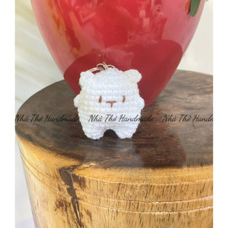 [ Handmade ] Móc khóa len con gấu