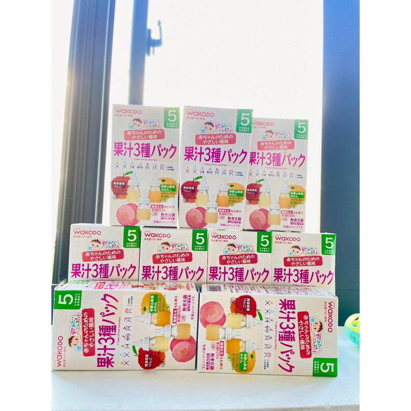 Trà Hoa Quả Wakodo Nhật Bản Cho Bé Từ 5m+