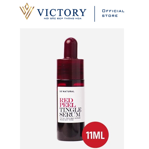 Tinh Chất Peel Da Sinh Học So’Natural Red Peel Tingle Serum - 11ml Mẫu Mới
