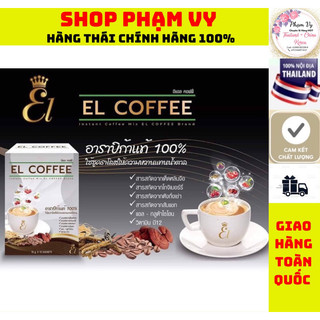 1 hộp cà phê el coffee thái lan 10 gói