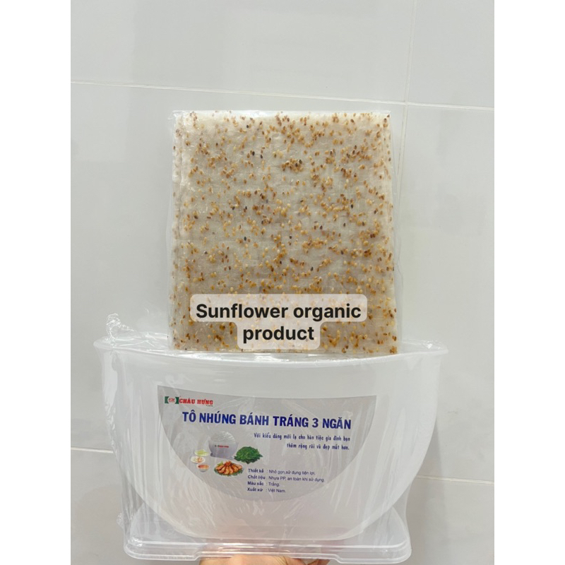 250g Bánh tráng nhúng siêu mè rang vàng Phan Rang Ninh Thuận siêu nhiều mè dẻo