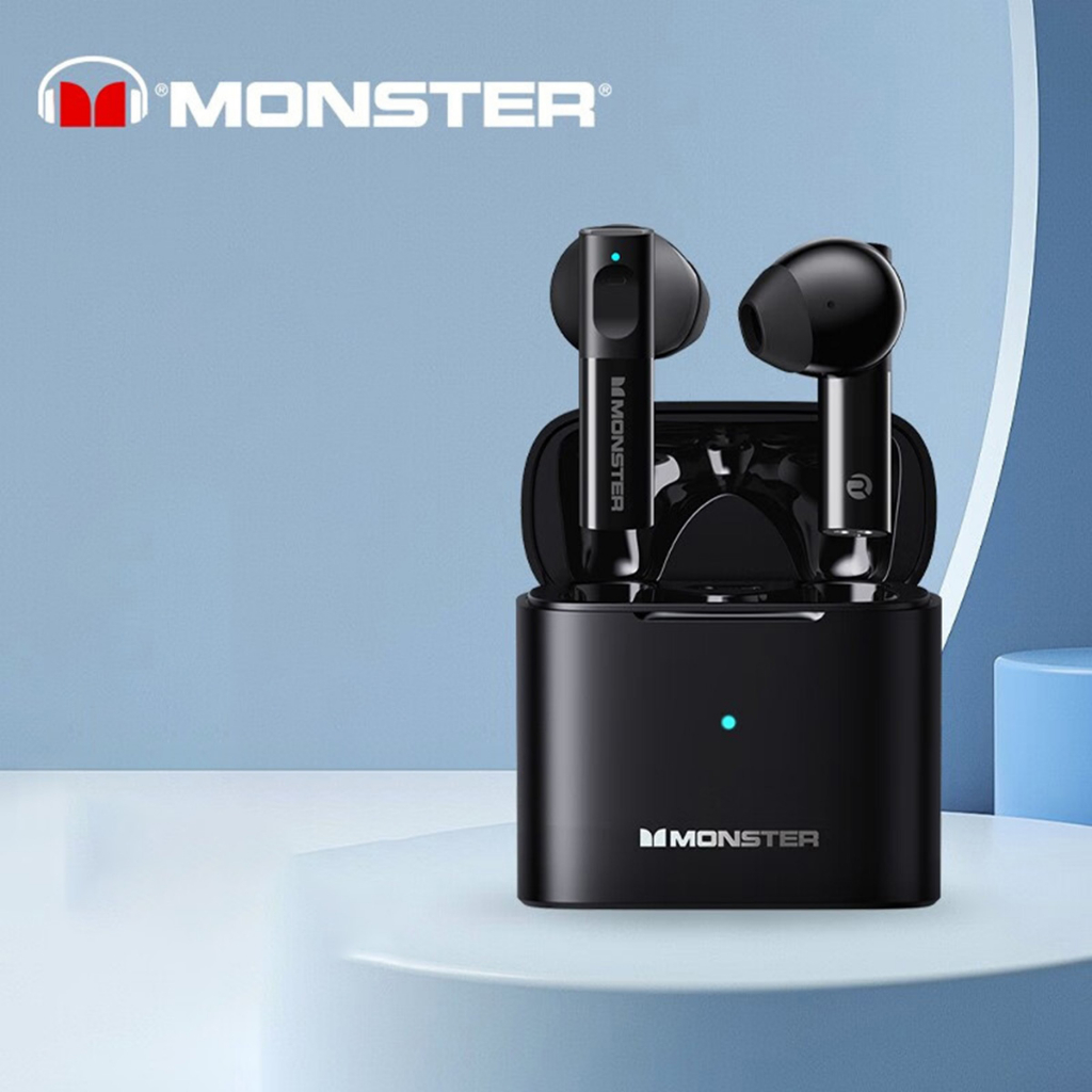 Tai nghe Bluetooth MONSTER XKT03, Bluetooth V5.3, tai nghe không dây true wireless chính hãng BH, cảm ứng , có mic