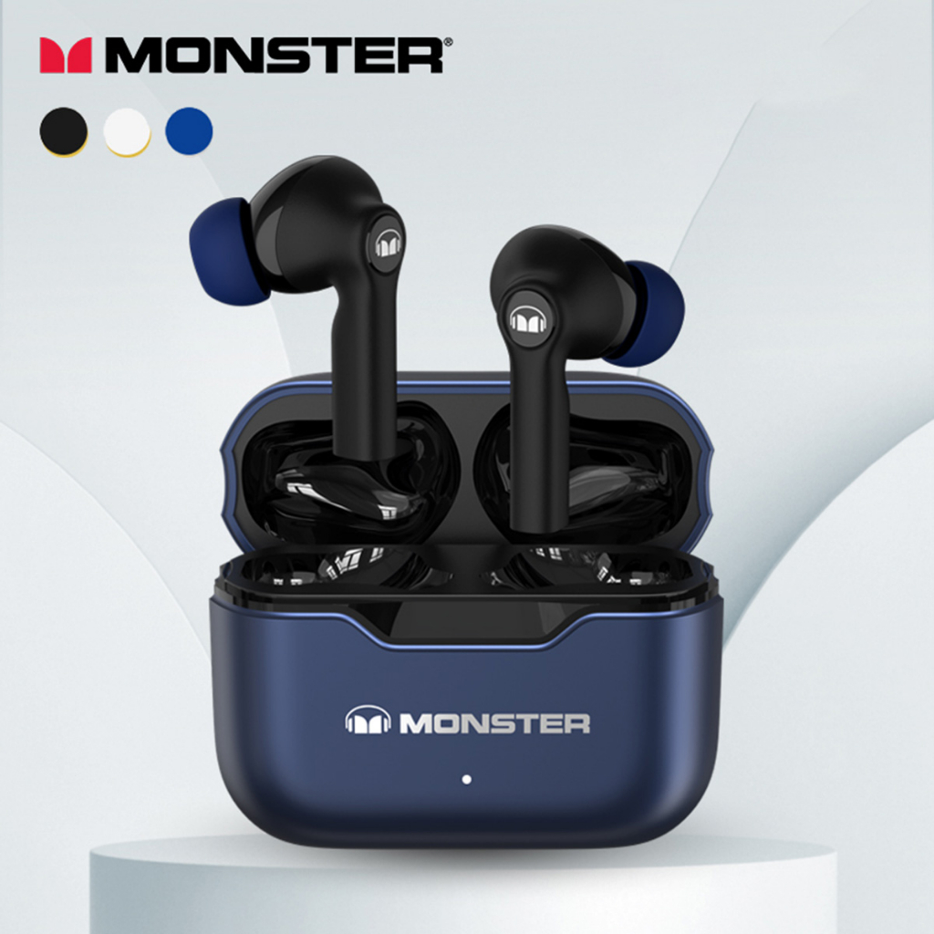 Tai nghe Bluetooth MONSTER XKT02, Bluetooth V53. tai nghe không dây true wireless chính hãng BH, cảm ứng , có mic thoại