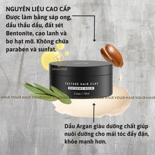 Sáp vuốt tóc Forte Series Texture Clay - 75ml