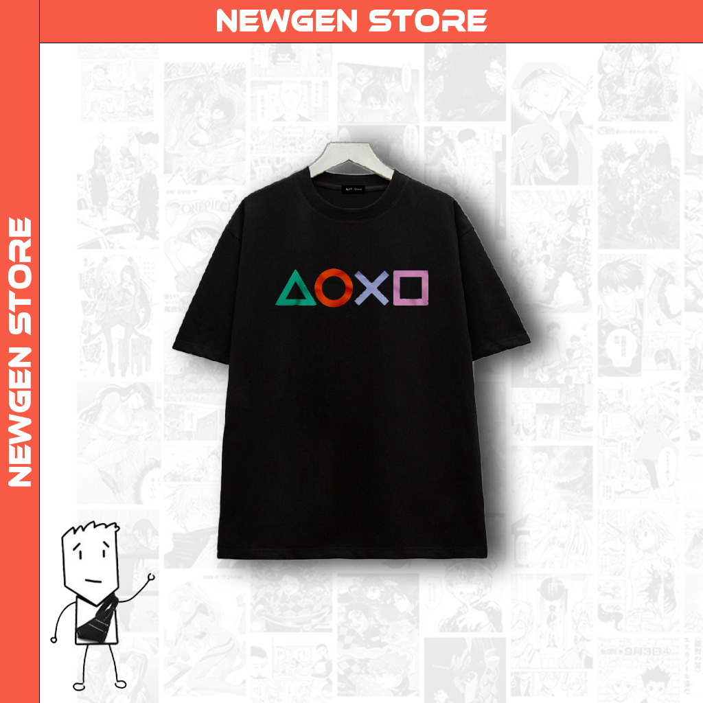 Áo thun in hình " SONY Playstation " | Gamer Zone PS4 PS5 | Newgen store - Thời trang game thủ