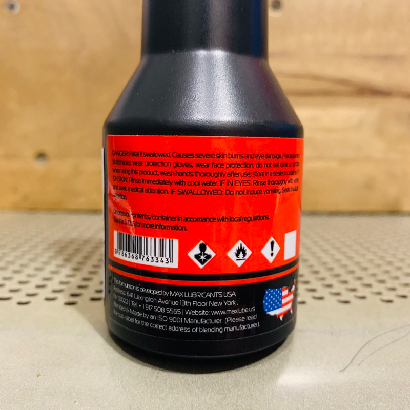 Vệ sinh kim phun buồng đốt Maxlube Fuel System Cleaner 60ML - Made in USA