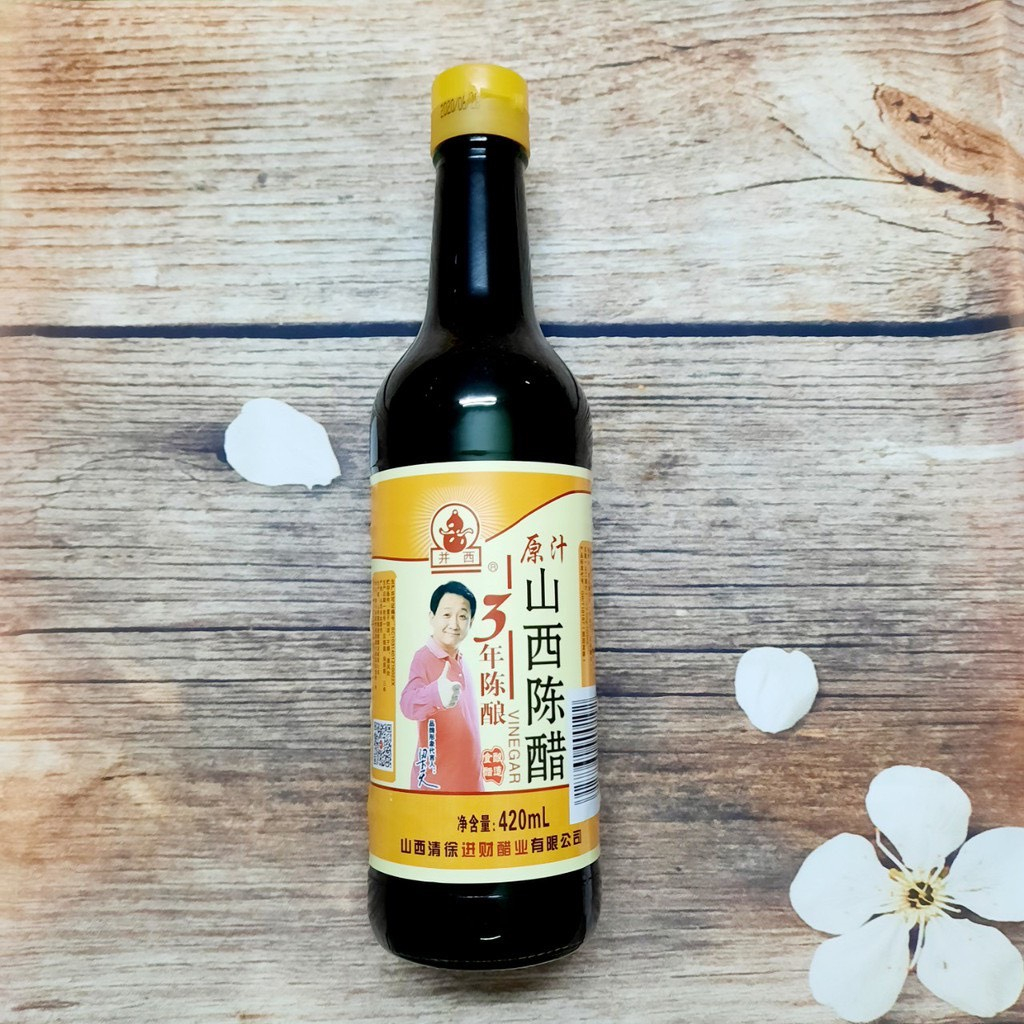 Dấm đen Sơn Tây chai 420ml - Gia vị Trung Hoa chuẩn vị