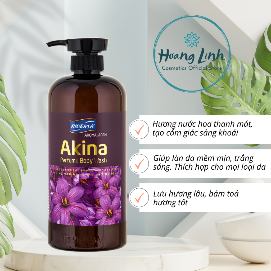 Sữa Tắm Hương Nước Hoa Cao Cấp RIVERSA - 950ML