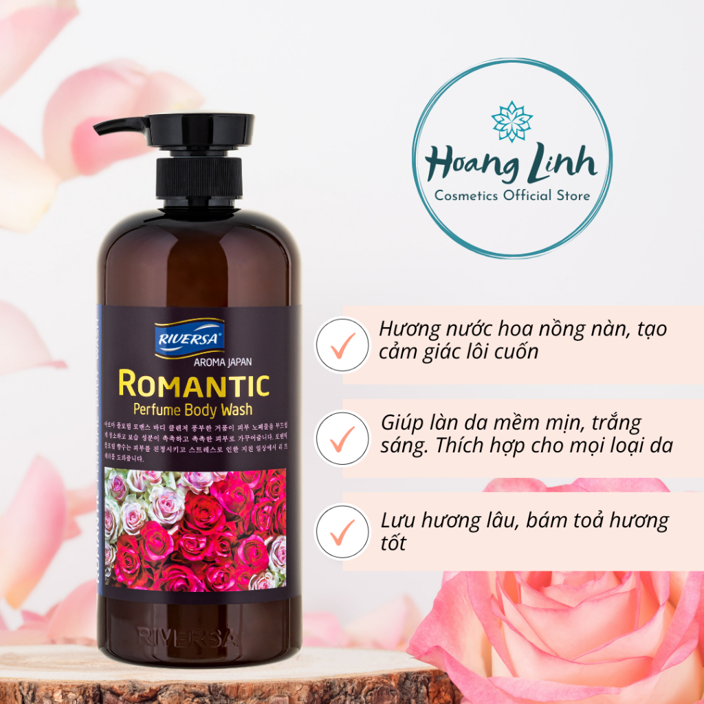 Sữa Tắm Hương Nước Hoa Cao Cấp RIVERSA - 950ML