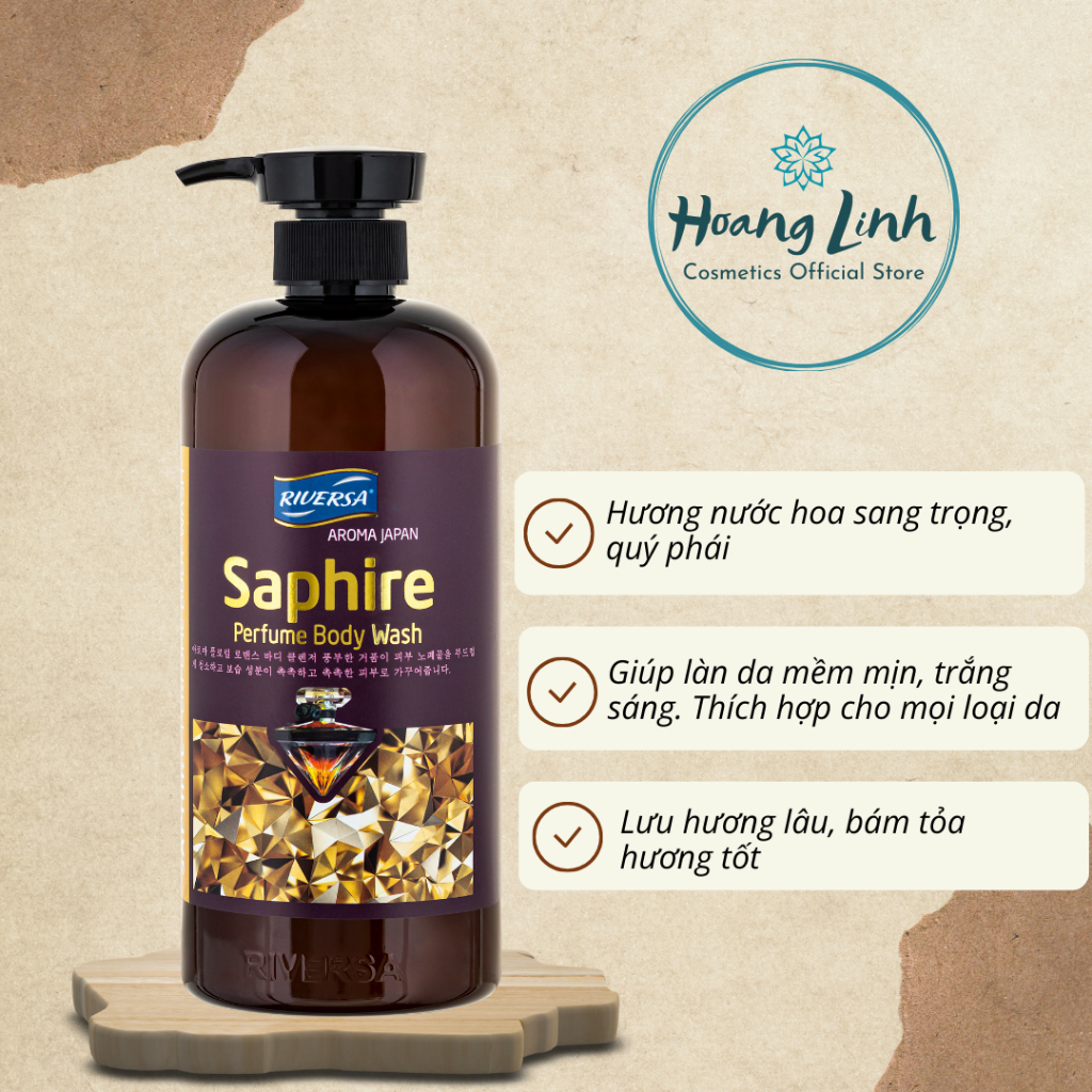 Sữa Tắm Hương Nước Hoa Cao Cấp RIVERSA - 950ML