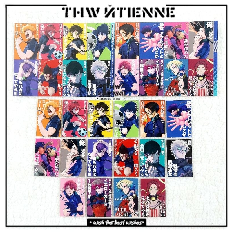 Thẻ mini pc nhân vật BLUE LOCK 'Bessatsu Friend' chính hãng
